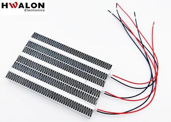 300W পিটিসি অ্যালুমিনিয়াম হিটার সিরামিক এয়ার হিটার বায়ুচলাচল ইউনিট ডিভাইসের জন্য ধ্রুবক তাপমাত্রা হিটিং উপাদান 120 * 75 * 15 মিমি