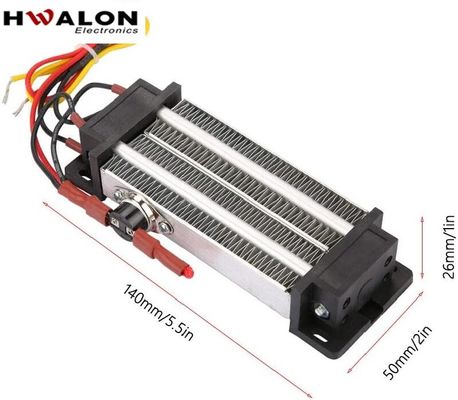 500W 110V অ্যালুমিনিয়াম পিটিসি হিটিং এলিমেন্ট সিরামিক এয়ার হিটার ধ্রুবক তাপমাত্রা এয়ার হিটিং এলিমেন্ট, এয়ার কন্ডিশনার, পোষা প্রাণী শুকানোর যন্ত্র, পোশাক শুকানোর যন্ত্র এবং হিউমিডিফায়ারের জন্য উপযুক্ত